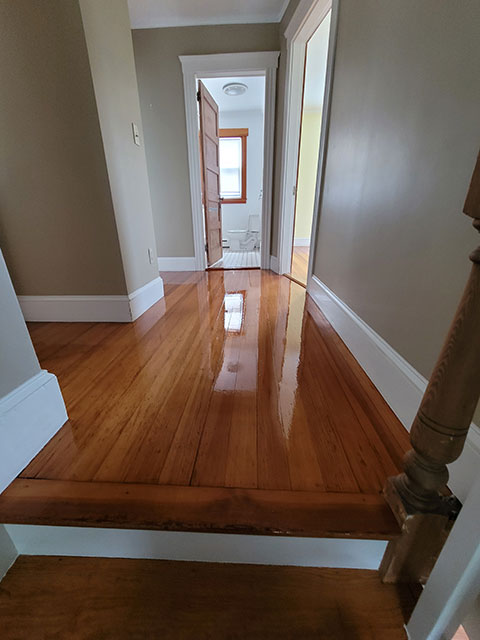 Light brown hardwood flooring